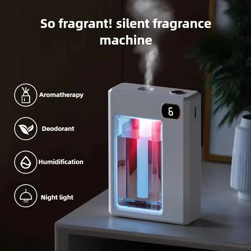 Home Fragrance Logo - 벽걸이형 자동 방향제, 오래 지속되는 향을